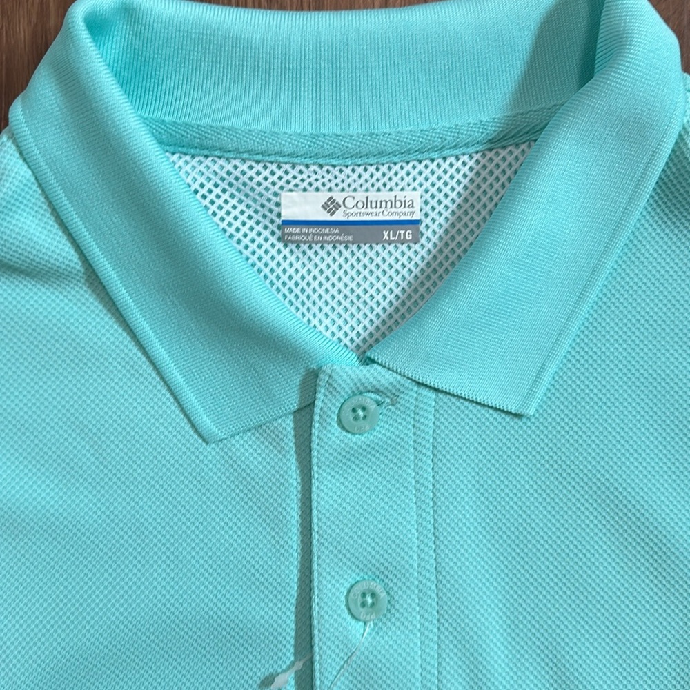 NWT Columbia Vented Polo Shirt - XL - Picture 2 of 6